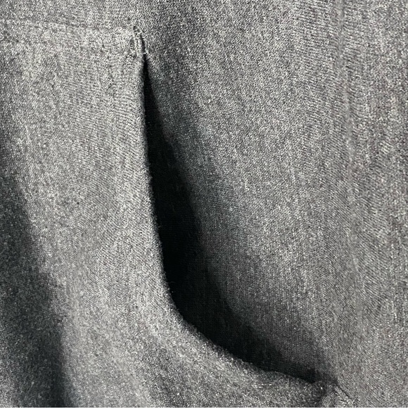 Dallas Cowboys NFL Charcoal Gray Spell Out Oversized Pullover Hoodie Sweatshirt - Picture 5 of 6